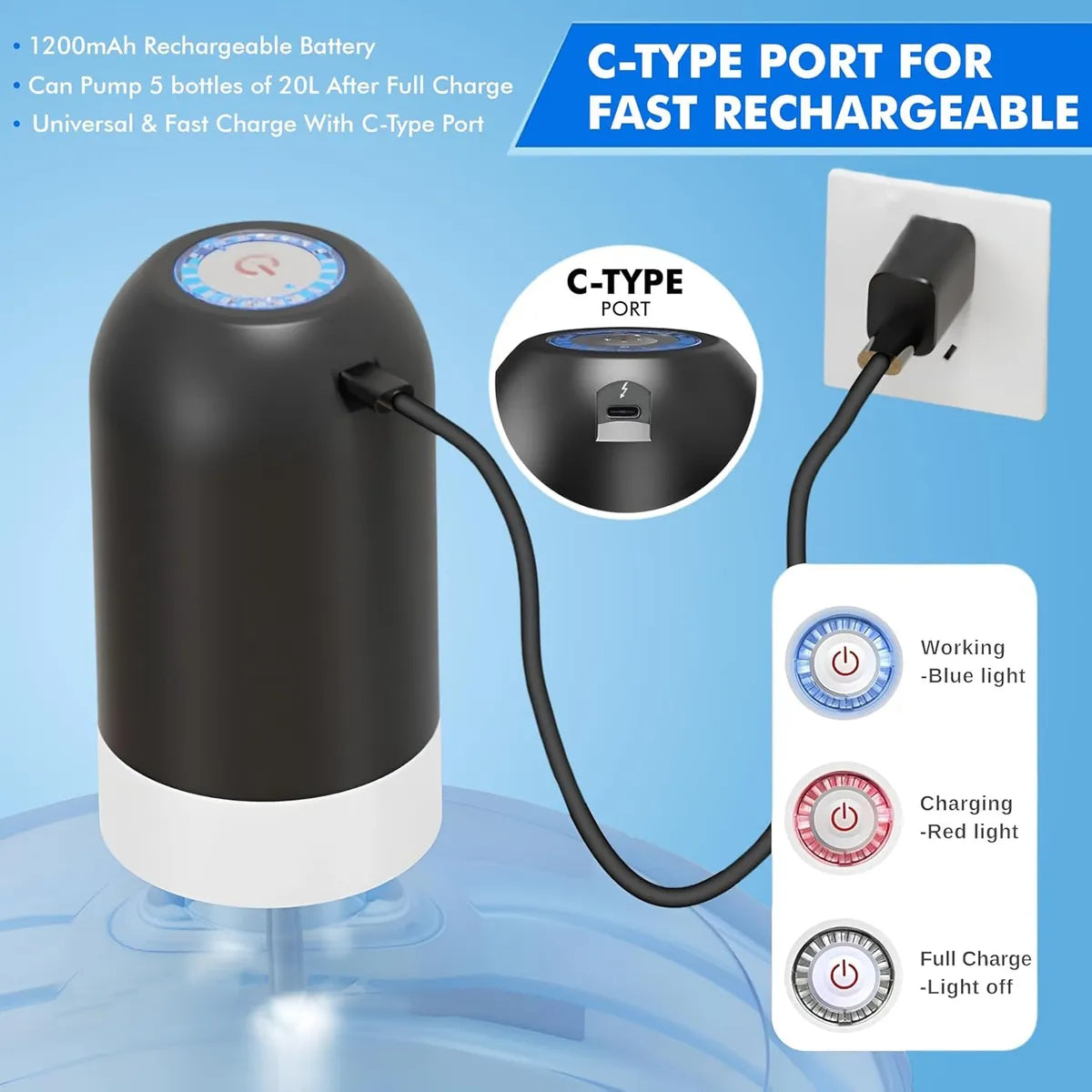 WIRELESS WATER DISPENSER PUMP